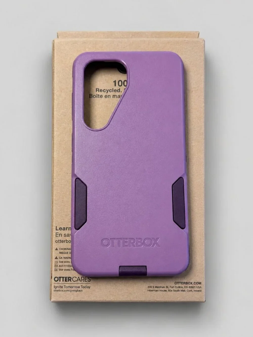 OtterBox Commuter Series Case for Samsung Galaxy S26 Purple Slim Port Protection